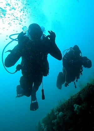 Scuba diving the Lough Garry Wreck Northern Ireland