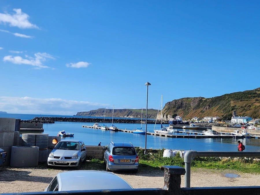 View from Rathlin McCuaig’s Bar